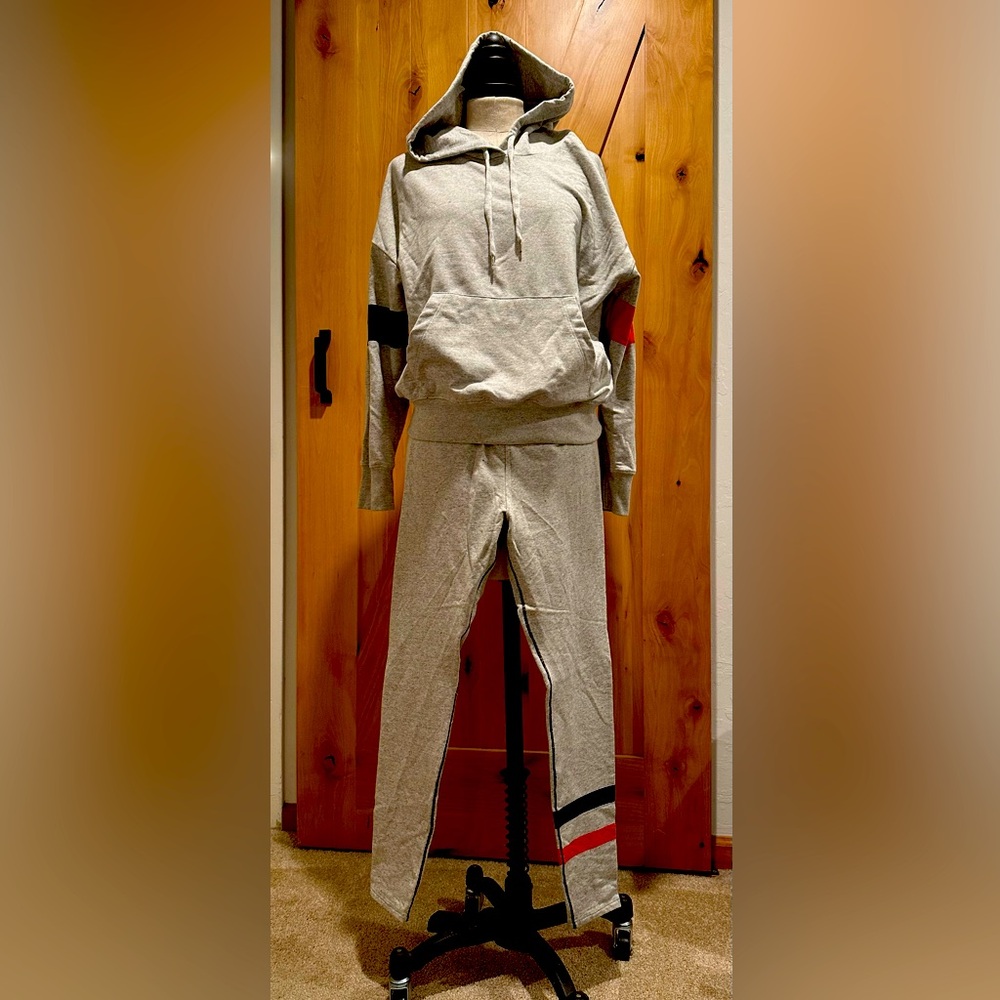 Sundry Stripe Colorblock Sweat Set, Size 0 Xs, Nw… - image 2